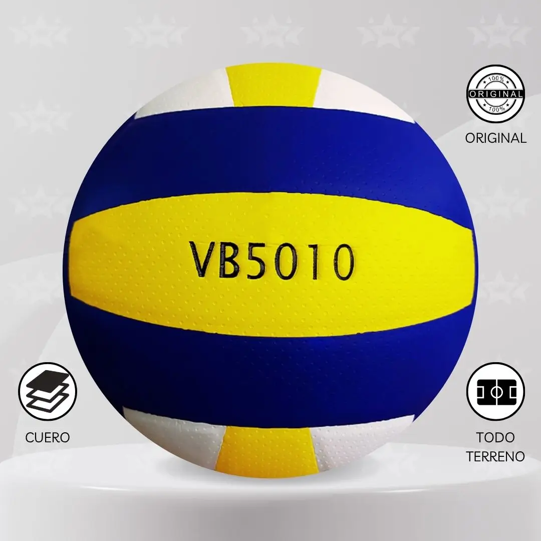 PELOTA DE VOLEY ONEBALL CUERO PU - DISEÑO CLASICO VB5010 - Imagen 3