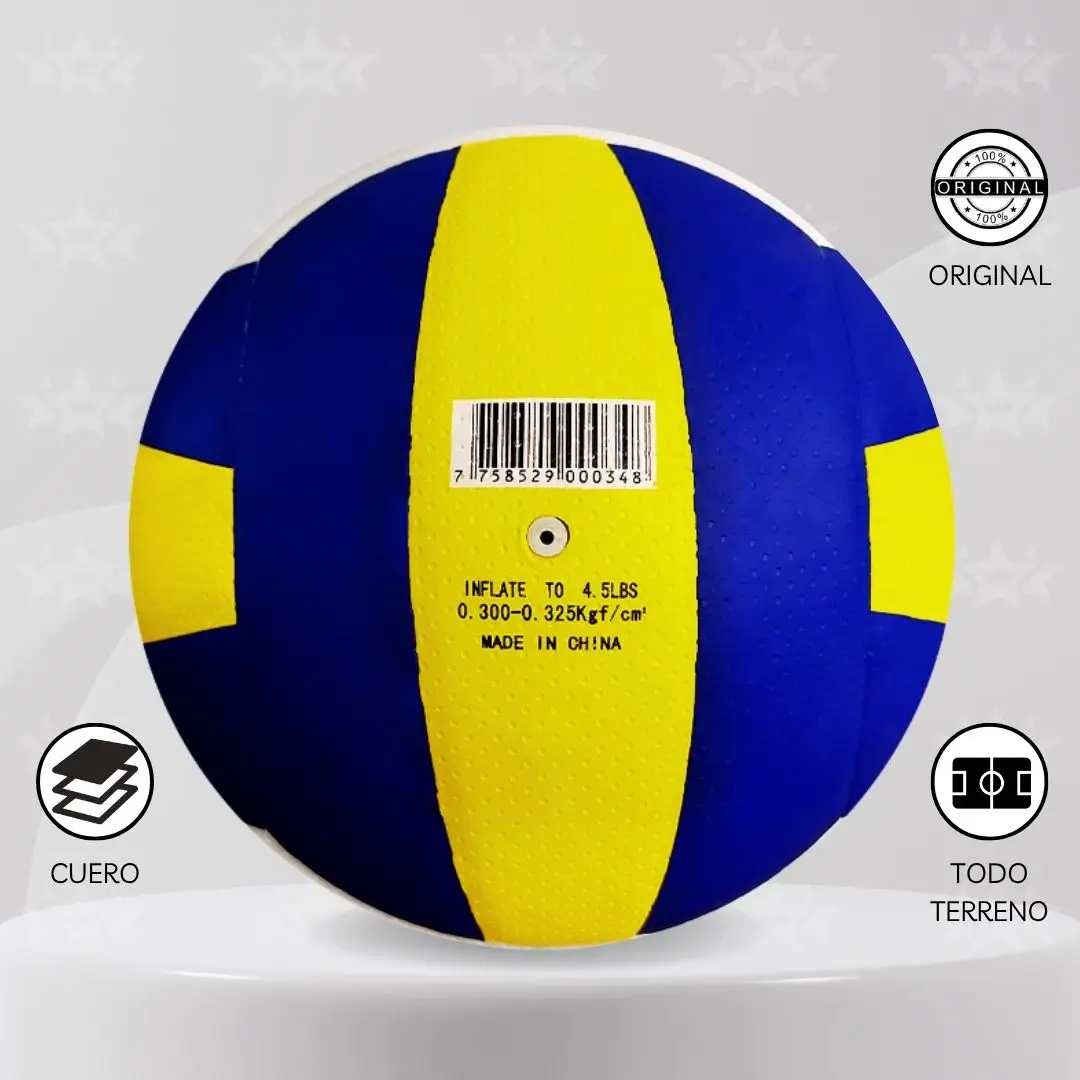 PELOTA DE VOLEY ONEBALL CUERO PU - DISEÑO CLASICO VB5010 - Imagen 5