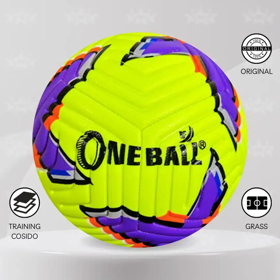 Pelota De Fútbol Oneball Cuero Pvc Foam #3 Diseño Flight Premier - Imagen 2