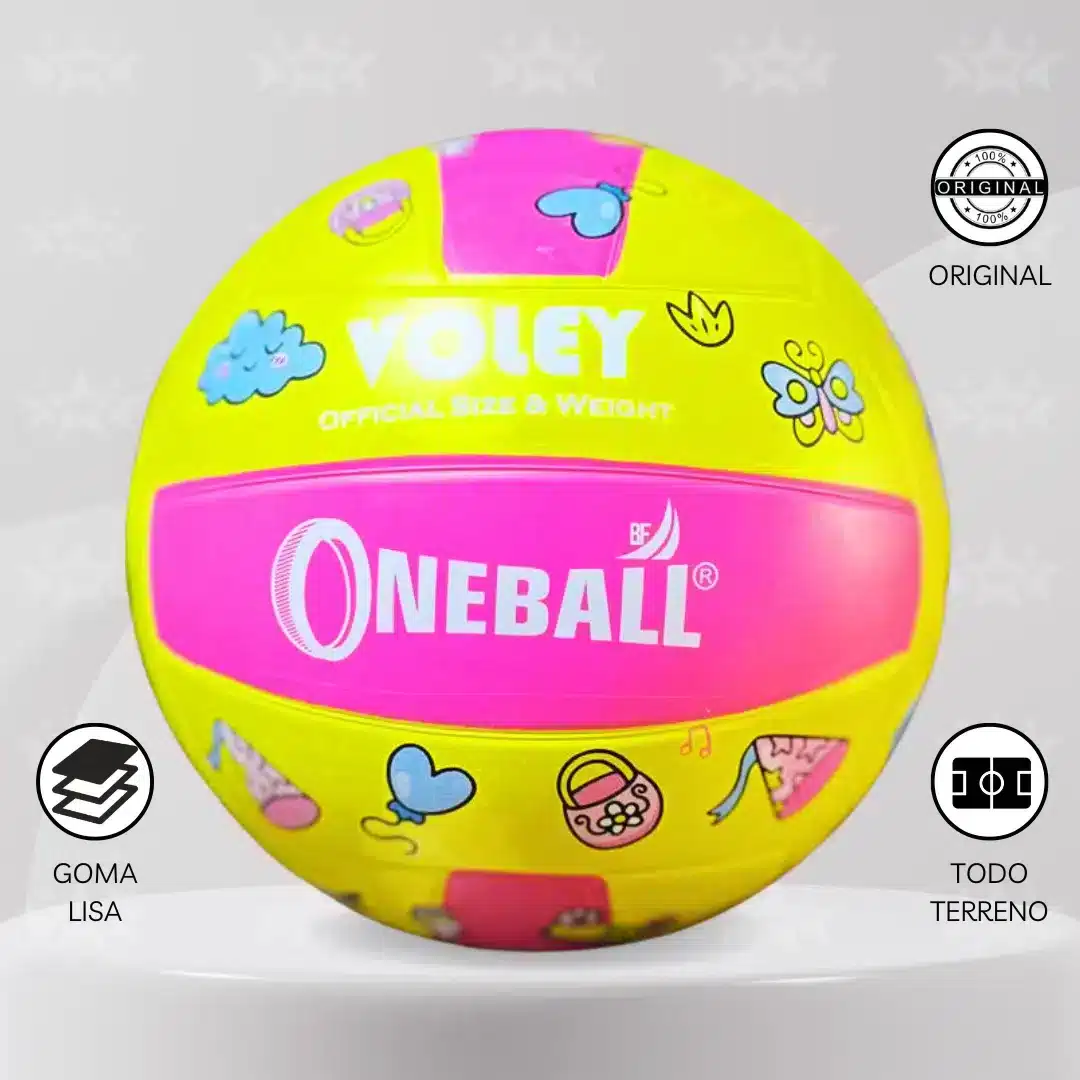 Pelota De Vóley Oneball Goma Lisa #5 - Imagen 2