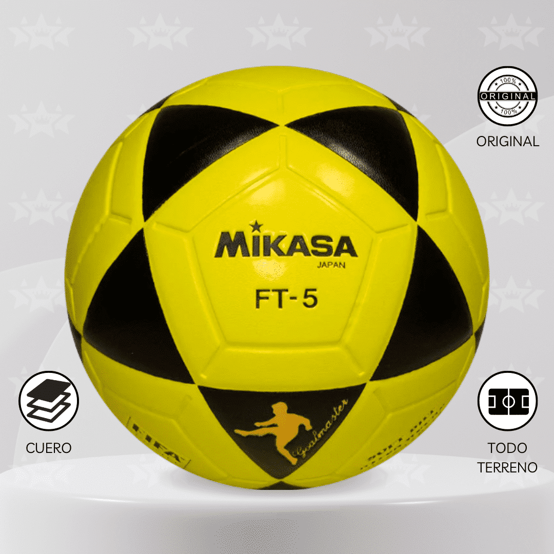 Pelota De Fútbol Mikasa Ft-5 Cuero Fifa #5 - Imagen 5