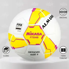 Pelota De FĂștbol Mikasa Ft554b Cuero Fifa #5