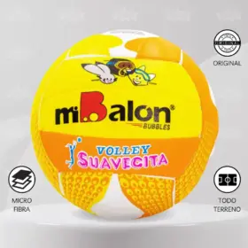 Pelota De Vóley SUAVECITA Mi Balón Microfibra Celular