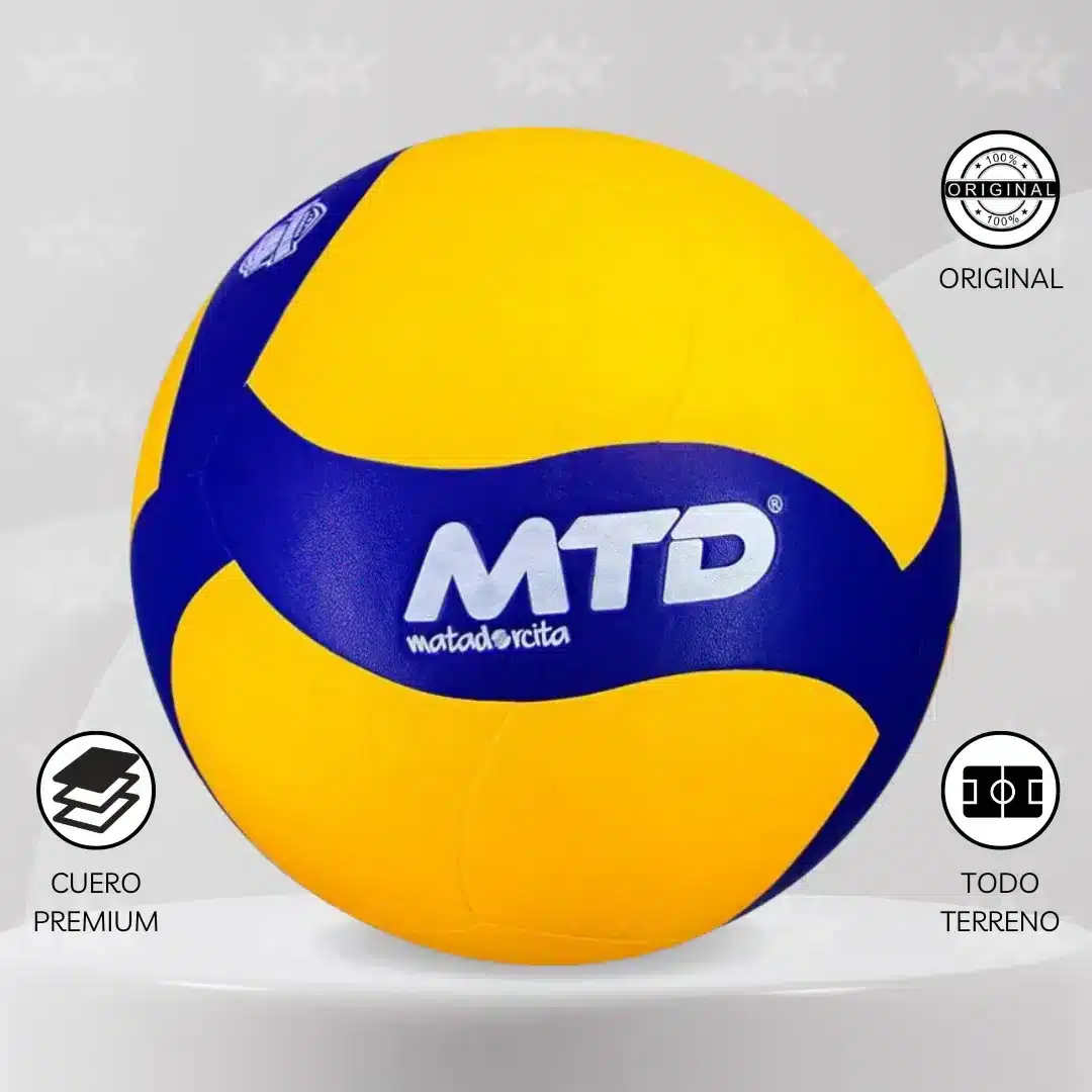 Pelota De Vóley Mtd V330W Cuero Pu Premium