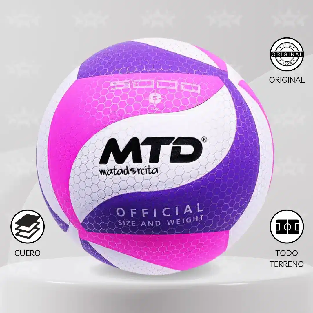 Pelota De Vóley Mtd 5000 Cuero Pu - Imagen 4