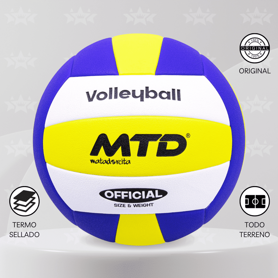 Pelota De Vóley Mtd Pu Termosellado Premium - Imagen 4