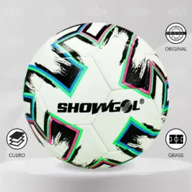 Pelota De FĂștbol Showgol Cuero Pvc Foam #4 Diseño Euro20