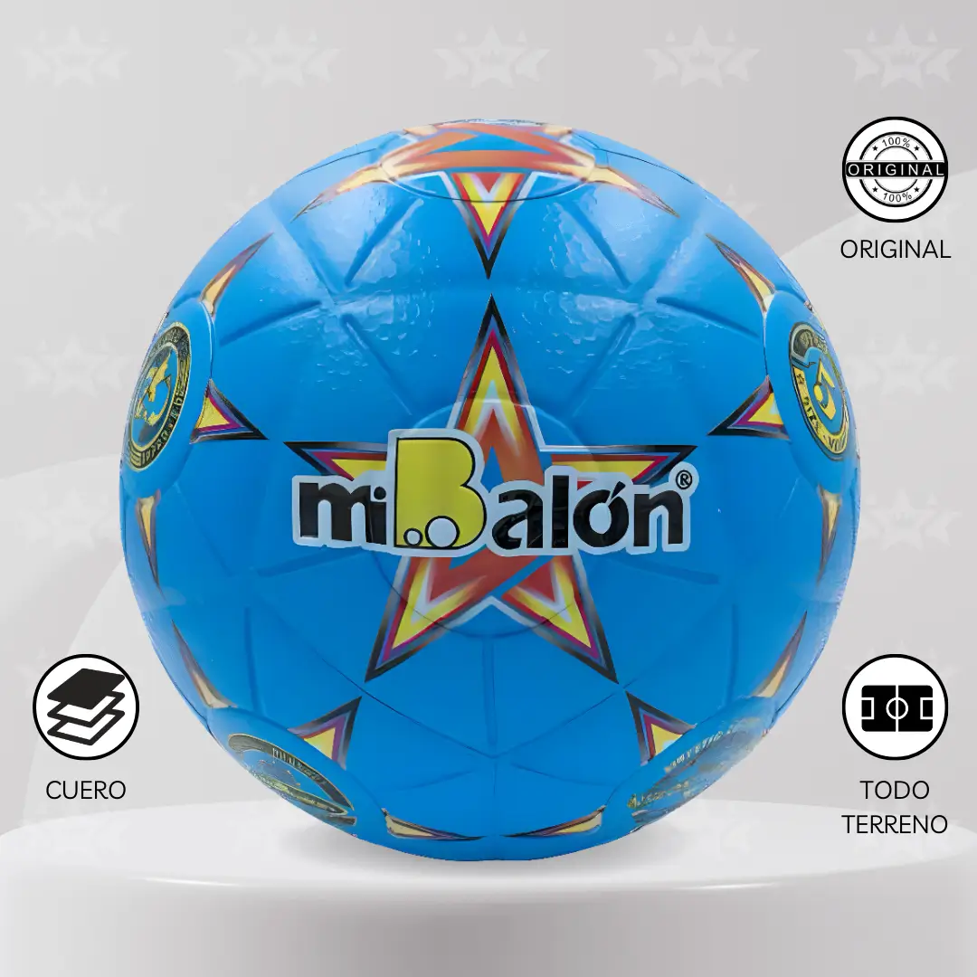 Pelota De Futbol Mi Balón Cuero Talla #5 – Con Diseño