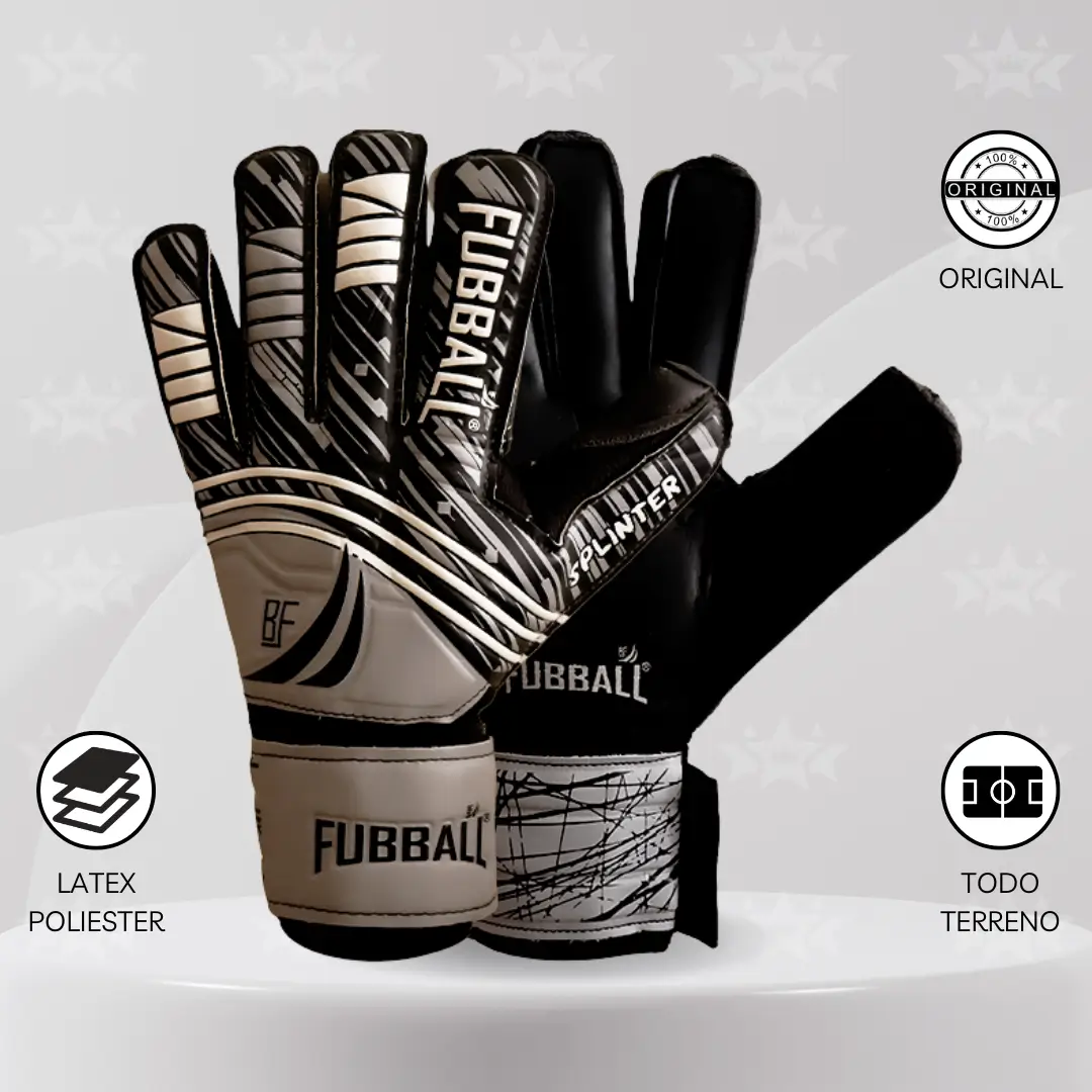 Guantes De Arquero Fubball – Diseño SPLINTER Gris